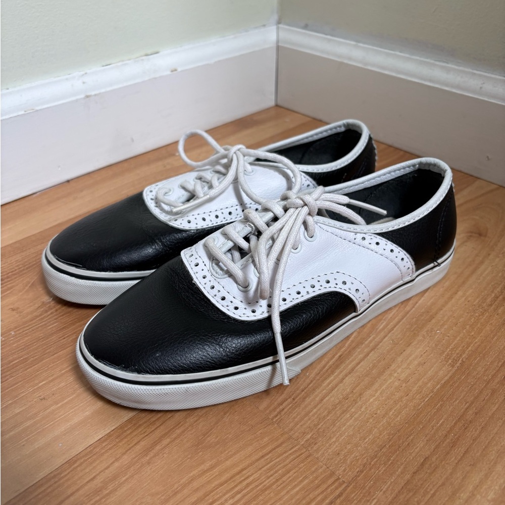 Vans Black and White Tuxedo Women's 6 Men's 4.5 Sneakers